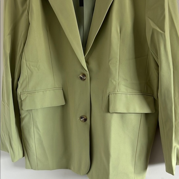 Motel Rocks Women's Green Blazer Jacket - Picture 2 of 7